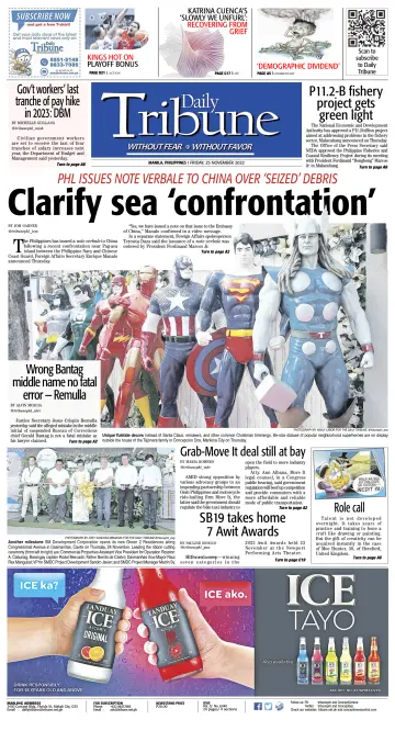 Daily Tribune (Philippines) - 25 Nov 2022