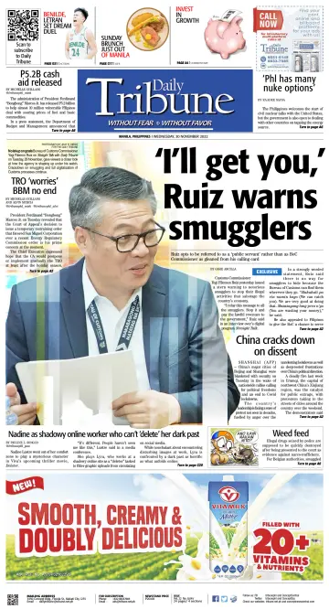 Daily Tribune (Philippines) - 30 Nov 2022