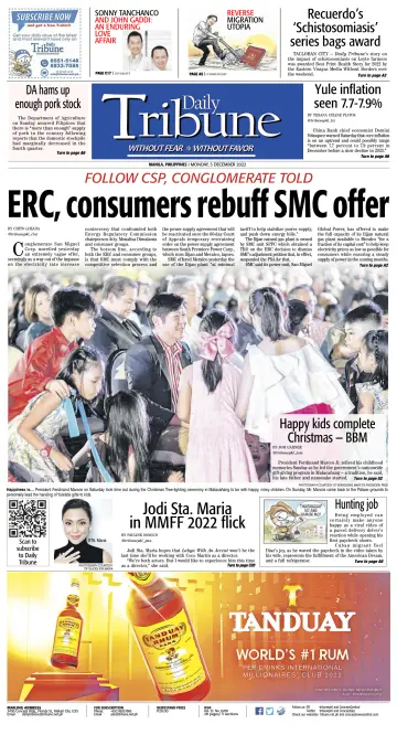Daily Tribune (Philippines) - 5 Dec 2022