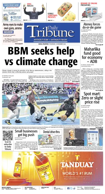 Daily Tribune (Philippines) - 15 Dec 2022