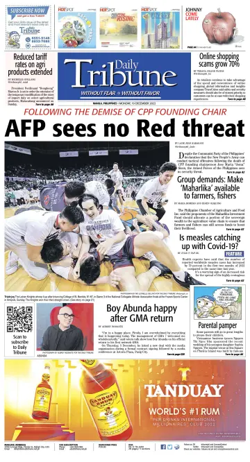 Daily Tribune (Philippines) - 19 Dec 2022