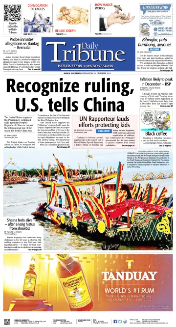 Daily Tribune (Philippines) - 21 Dec 2022