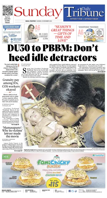 Daily Tribune (Philippines) - 25 Dec 2022