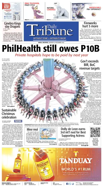 Daily Tribune (Philippines) - 26 Dec 2022