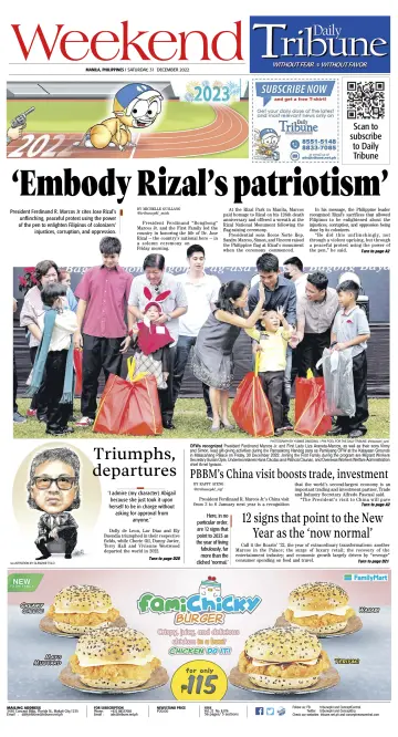 Daily Tribune (Philippines) - 31 Dec 2022