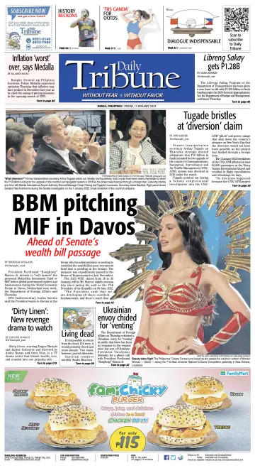 Daily Tribune (Philippines) - 13 Jan 2023