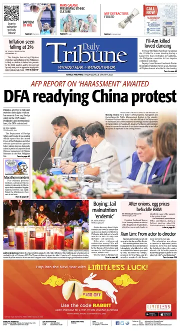 Daily Tribune (Philippines) - 25 Jan 2023