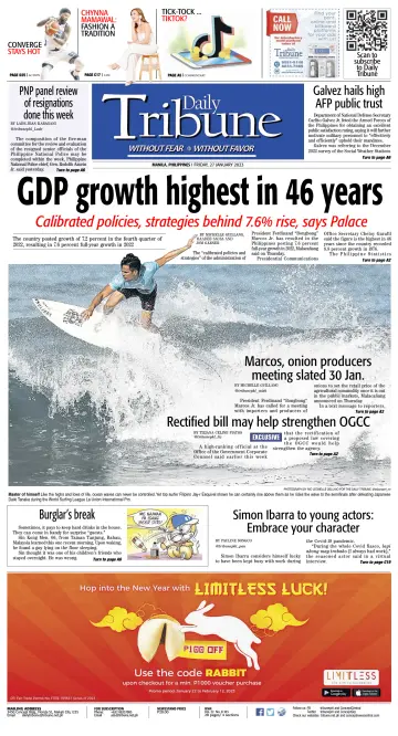 Daily Tribune (Philippines) - 27 Jan 2023