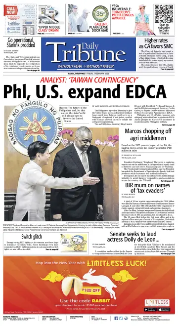Daily Tribune (Philippines) - 3 Feb 2023