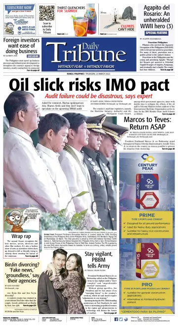 Daily Tribune (Philippines) - 23 Mar 2023
