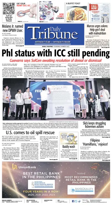 Daily Tribune (Philippines) - 30 Mar 2023