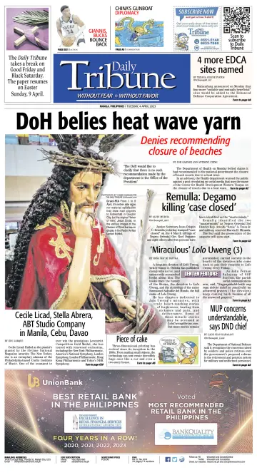 Daily Tribune (Philippines) - 4 Apr 2023