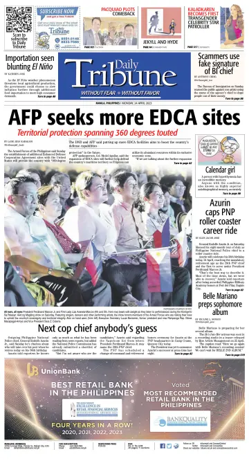 Daily Tribune (Philippines) - 24 Apr 2023