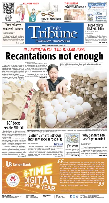Daily Tribune (Philippines) - 30 May 2023