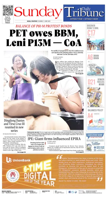 Daily Tribune (Philippines) - 11 Jun 2023