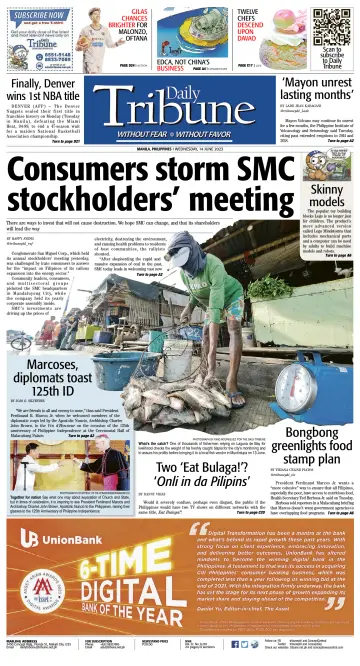 Daily Tribune (Philippines) - 14 Jun 2023