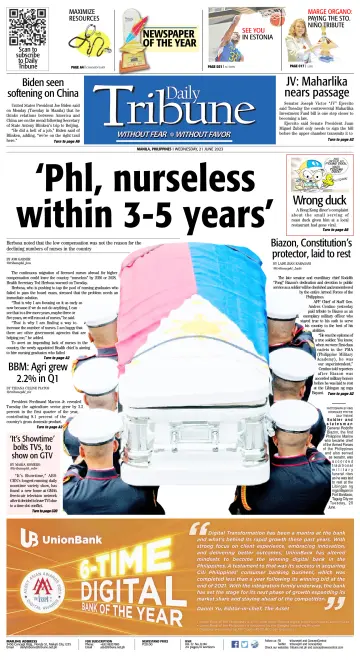 Daily Tribune (Philippines) - 21 Jun 2023