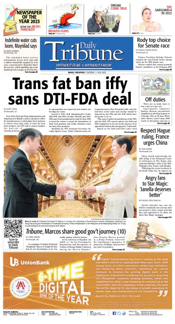 Daily Tribune (Philippines) - 11 Jul 2023