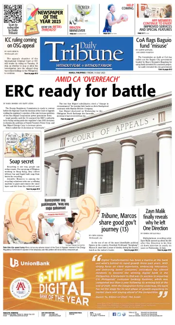 Daily Tribune (Philippines) - 14 Jul 2023