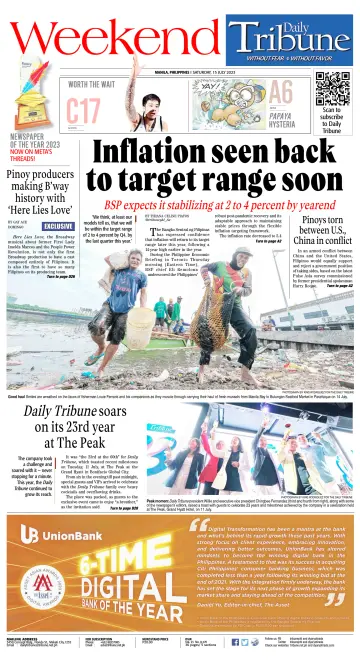 Daily Tribune (Philippines) - 15 Jul 2023