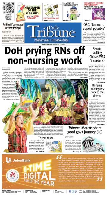 Daily Tribune (Philippines) - 17 Jul 2023