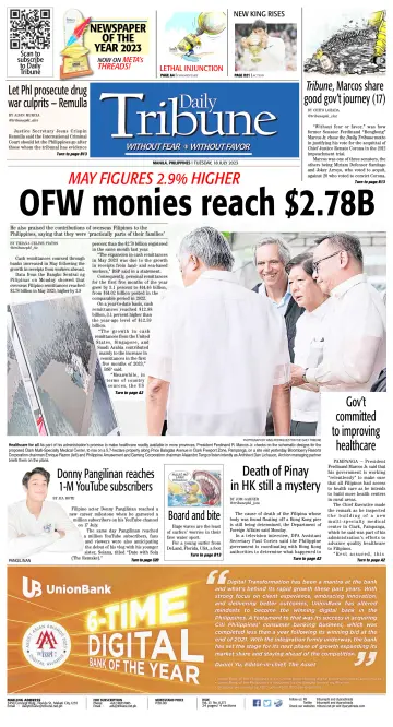 Daily Tribune (Philippines) - 18 Jul 2023