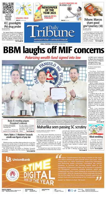 Daily Tribune (Philippines) - 19 Jul 2023