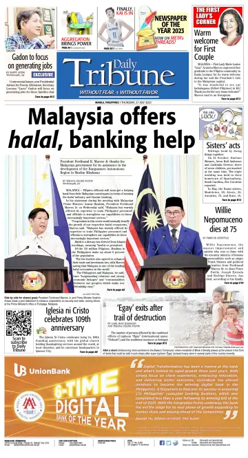 Daily Tribune (Philippines) - 27 Jul 2023