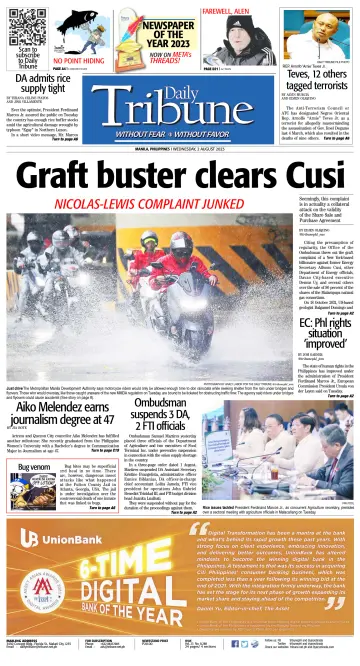 Daily Tribune (Philippines) - 2 Aug 2023