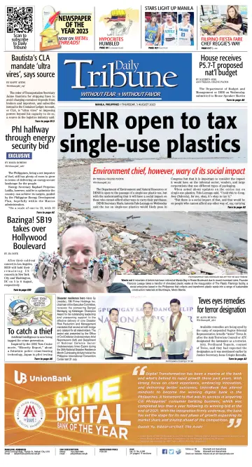 Daily Tribune (Philippines) - 3 Aug 2023