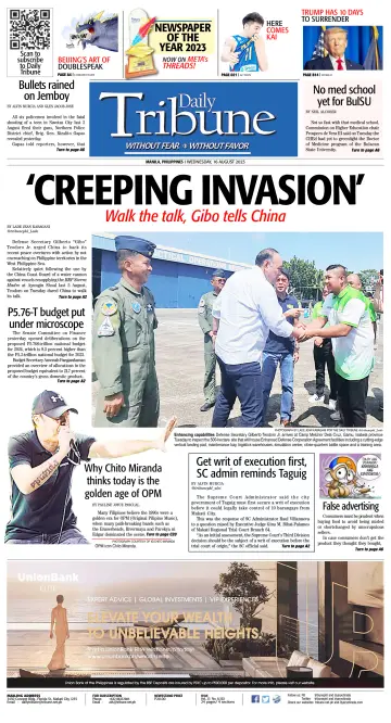 Daily Tribune (Philippines) - 16 Aug 2023