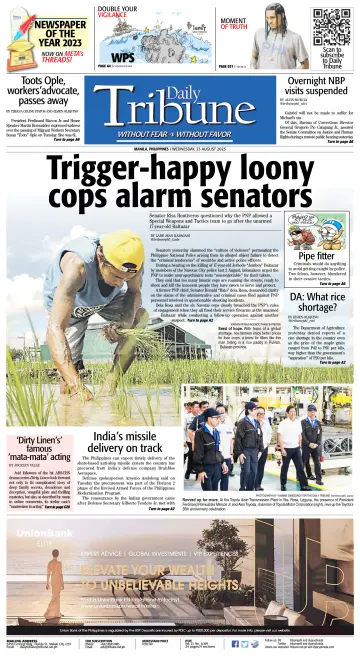 Daily Tribune (Philippines) - 23 Aug 2023