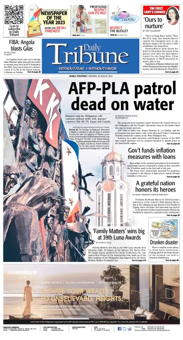 Daily Tribune (Philippines) - 28 Aug 2023