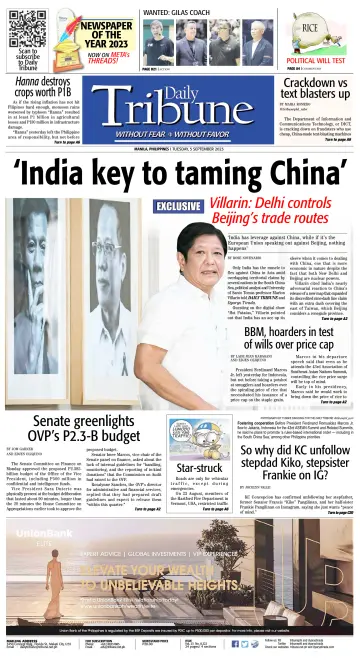 Daily Tribune (Philippines) - 5 Sep 2023