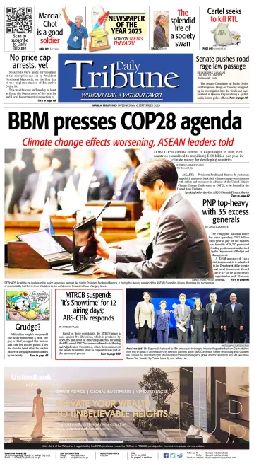 Daily Tribune (Philippines) - 6 Sep 2023