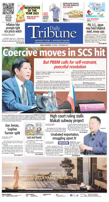 Daily Tribune (Philippines) - 7 Sep 2023