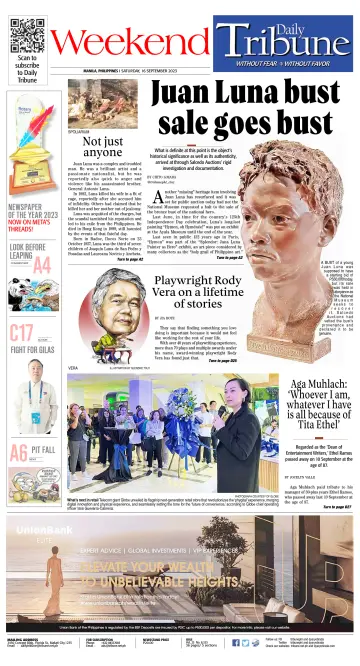 Daily Tribune (Philippines) - 16 Sep 2023