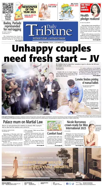 Daily Tribune (Philippines) - 22 Sep 2023