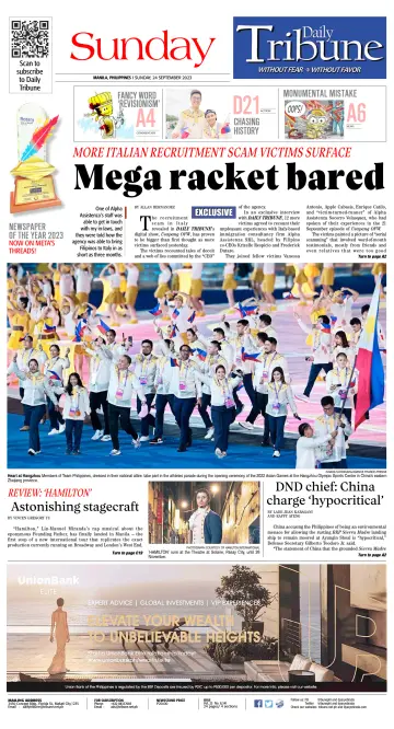 Daily Tribune (Philippines) - 24 Sep 2023