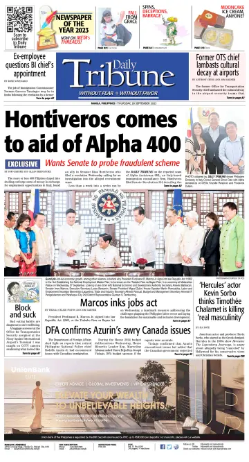 Daily Tribune (Philippines) - 28 Sep 2023