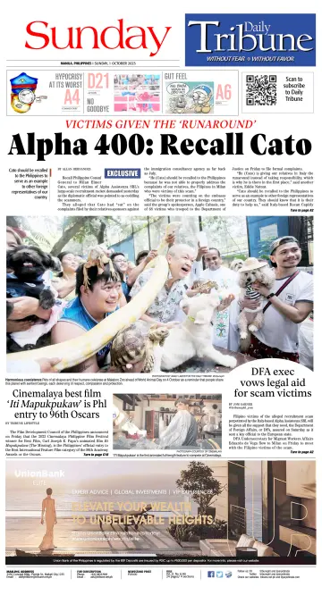 Daily Tribune (Philippines) - 1 Oct 2023