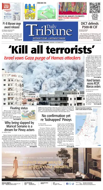 Daily Tribune (Philippines) - 9 Oct 2023