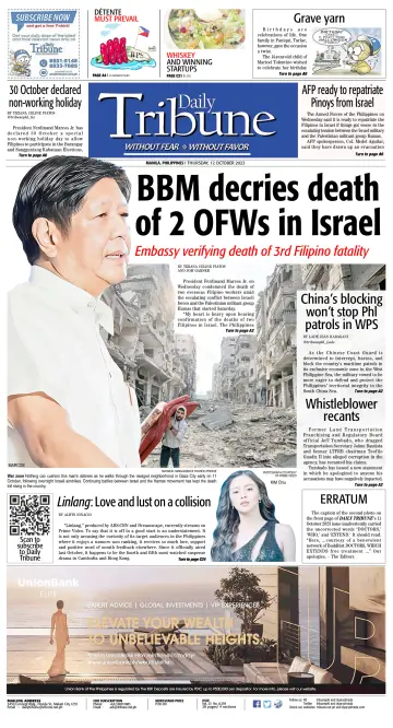 Daily Tribune (Philippines) - 12 Oct 2023