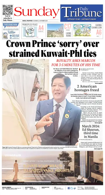Daily Tribune (Philippines) - 22 Oct 2023