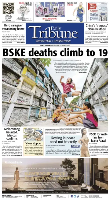 Daily Tribune (Philippines) - 1 Nov 2023
