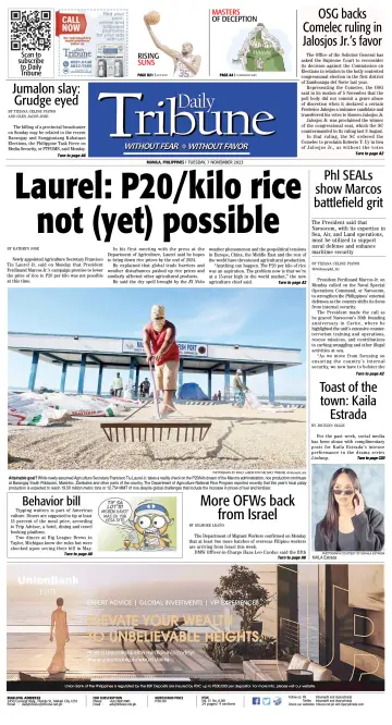 Daily Tribune (Philippines) - 7 Nov 2023