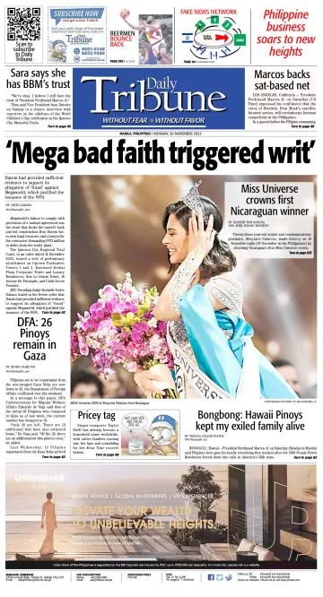 Daily Tribune (Philippines) - 20 Nov 2023