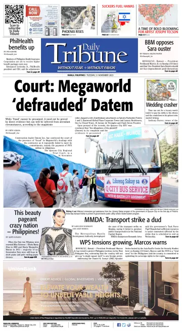 Daily Tribune (Philippines) - 21 Nov 2023