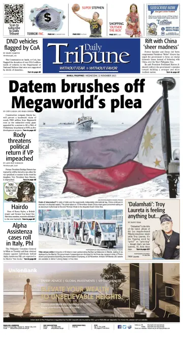 Daily Tribune (Philippines) - 22 Nov 2023