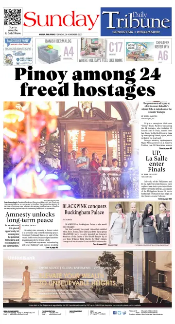 Daily Tribune (Philippines) - 26 Nov 2023